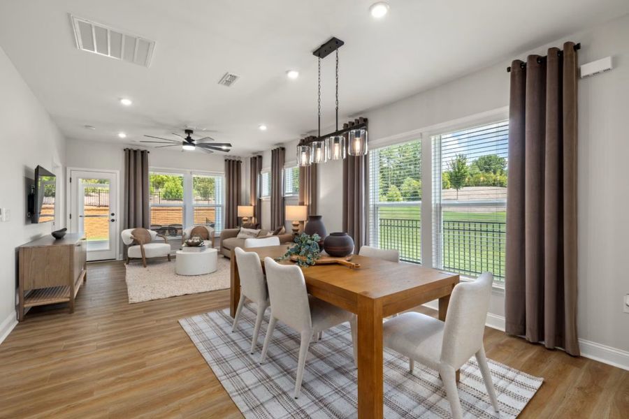 Representative furnished interior of a home built from the Colton by Pulte Homes in Southport Meadows, Southport (Image 6).