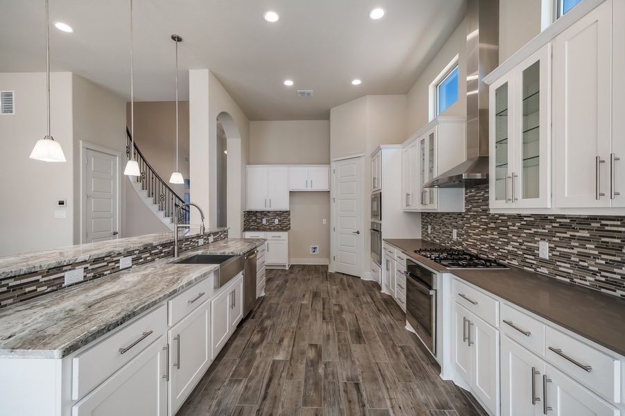 Representative furnished interior of a home built from the The Addison by Whitestone Custom Homes in Johnson Ranch, Bulverde (Image 15).