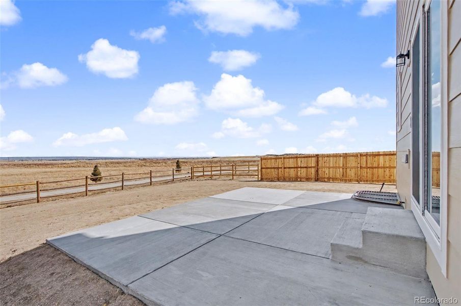 Exterior details and patio area of a home in , Peyton (Image 3). Exterior details and patio area of a home in , Peyton (Image 3).