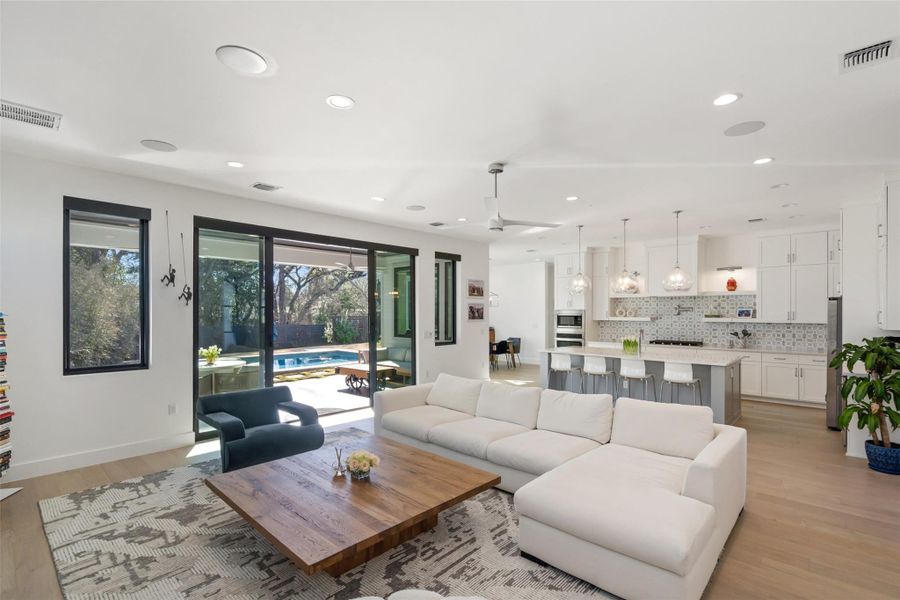Furnished interior view inside a new home in , Austin (Image 10).