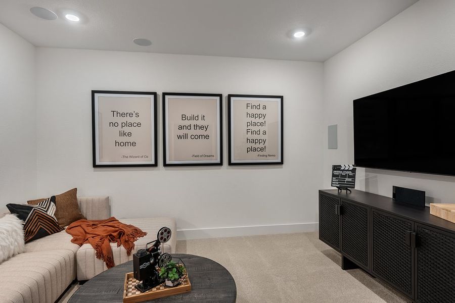 Furnished interior view inside a new home in Parkside on the River, Georgetown (Image 12).