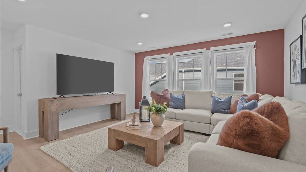 Furnished interior view inside a new home in Creeks at Midway, Anderson (Image 17).