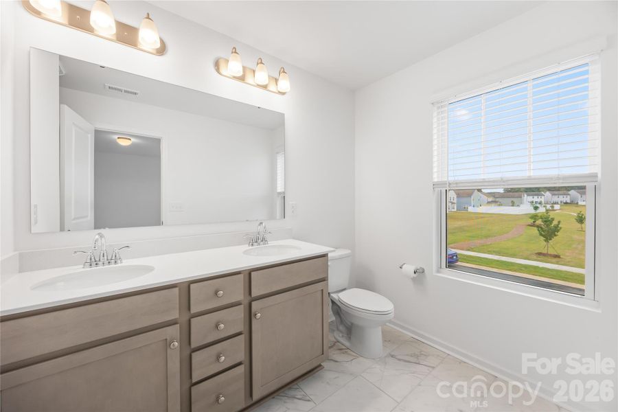 Furnished interior view inside a new home in Morgan Hills, Albemarle (Image 8).