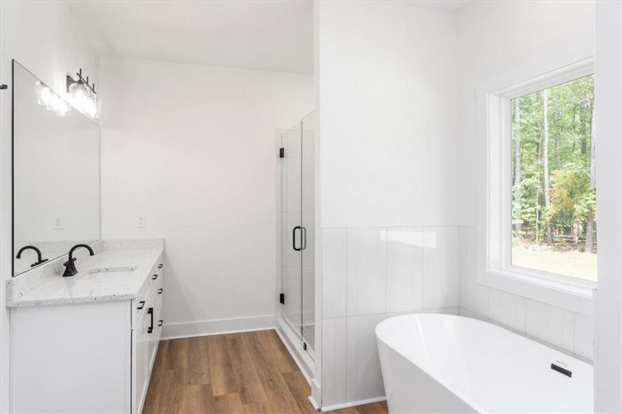 Furnished interior view inside a new home in , Social Circle (Image 12). Furnished interior view inside a new home in , Social Circle (Image 12).