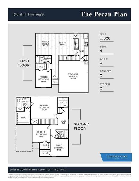 2D floor plan layout of this home in Labein Villas, Greenville, TX (Image 5).