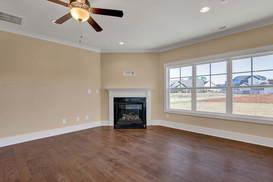 Representative unfurnished interior of a home built from the Bladen by Caviness & Cates Communities in Maggie Way, Wendell (Image 137).