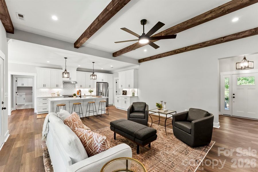 Furnished interior view inside a new home in , York (Image 40).