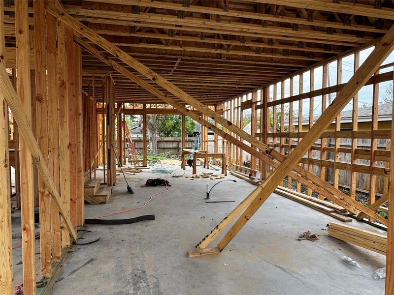 Front door opens to reveal the Dining Room, Kitchen and rear Living Room