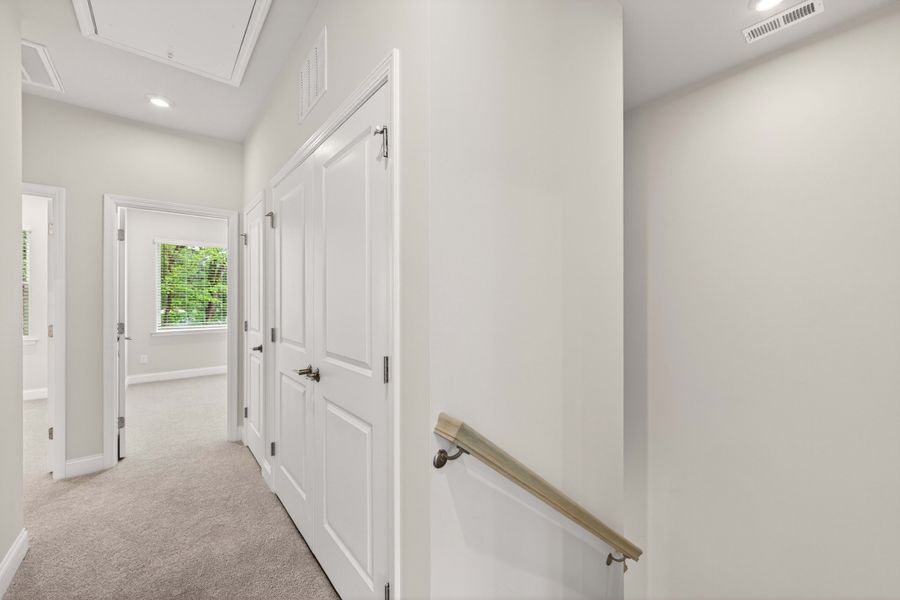Spacious, unfurnished interior of a new home in Archer Row, Charlotte (Image 27). Spacious, unfurnished interior of a new home in Archer Row, Charlotte (Image 27).