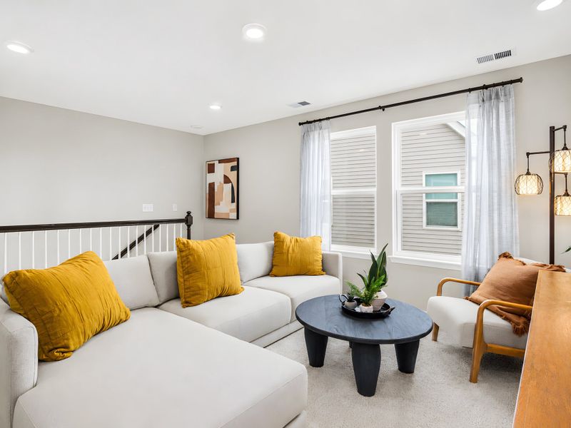 Representative furnished interior of a home built from the The Cherry Grove by Chesapeake Homes in Heritage Park at Longs, Longs (Image 16).