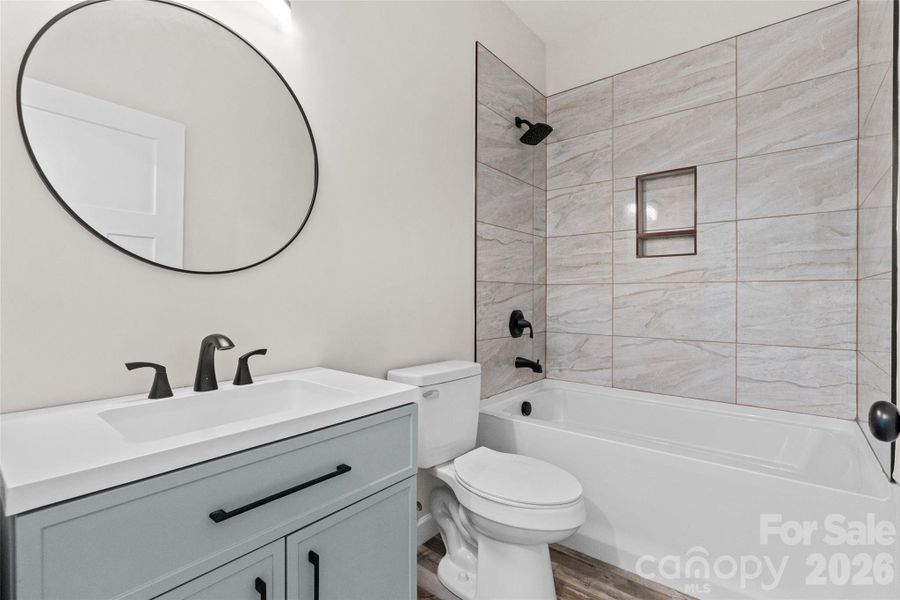 Furnished interior view inside a new home in , York (Image 10).