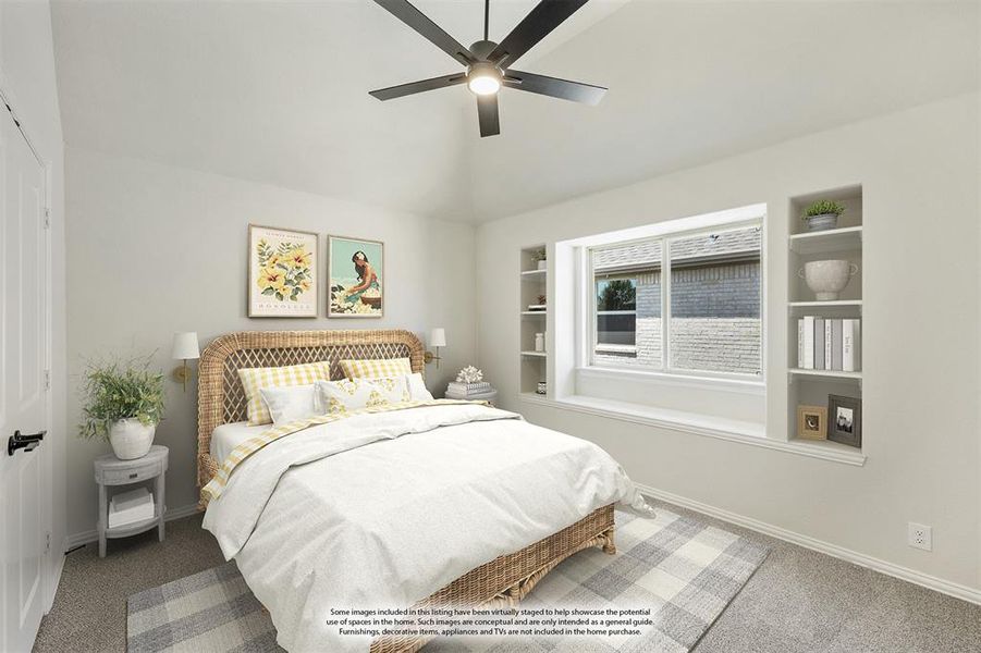 Furnished interior view inside a new home in Mockingbird Hills 60-65, Joshua (Image 11).