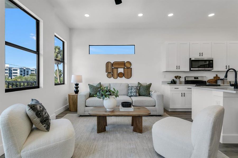 Furnished interior view inside a new home in , Tampa (Image 7).