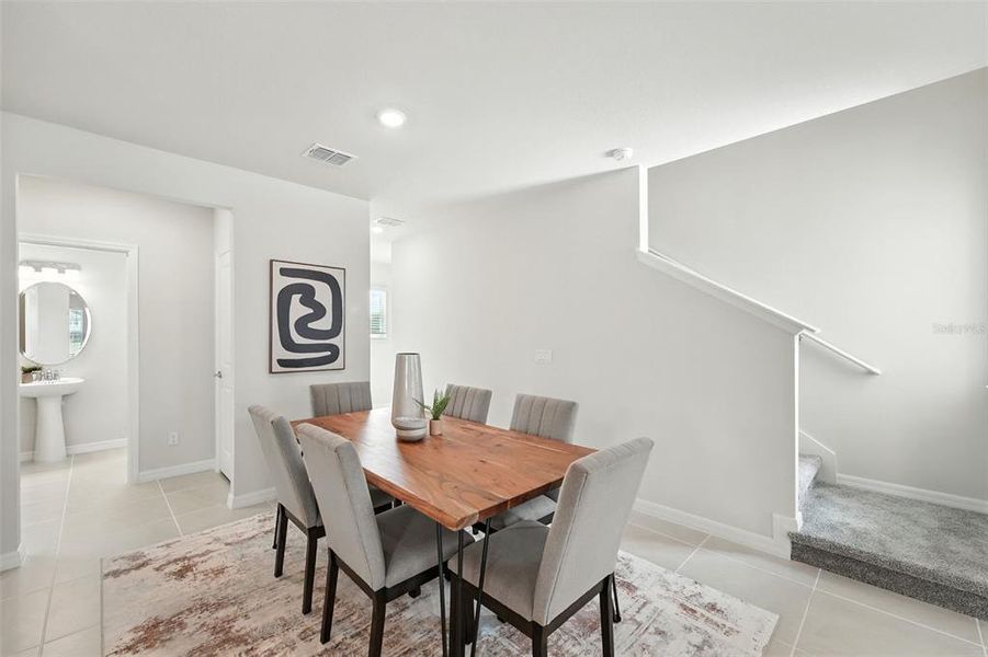 Furnished interior view inside a new home in Amelia Groves, St. Cloud (Image 3). Furnished interior view inside a new home in Amelia Groves, St. Cloud (Image 3).