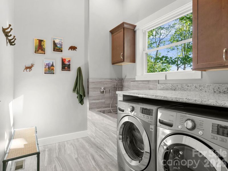 Furnished interior view inside a new home in , Hendersonville (Image 11).