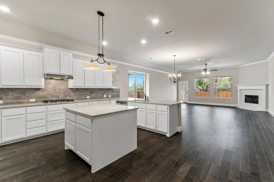 Kitchen | Concept 2533 at Mockingbird Hills in Joshua, TX by Landsea Homes