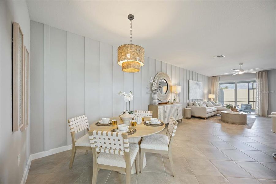 Furnished interior view inside a new home in , Englewood (Image 27).