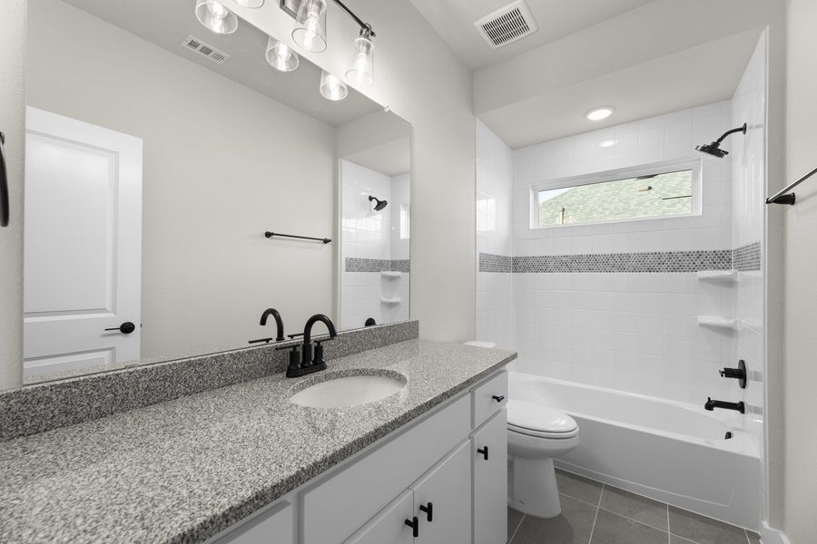 Furnished interior view inside a new home in Willow Grove Single-Family Homes, Melissa (Image 29).