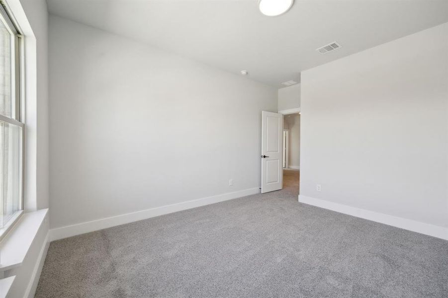 Empty room with carpet