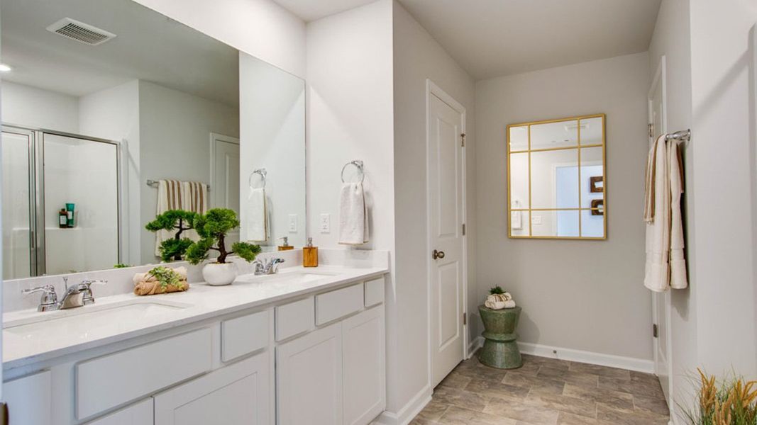Furnished interior view inside a new home in River Landing Townhomes, Murfreesboro (Image 22).