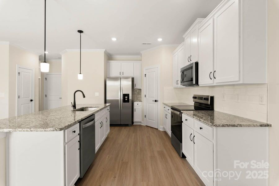 Furnished interior view inside a new home in Colonial Crossing, Troutman (Image 4).