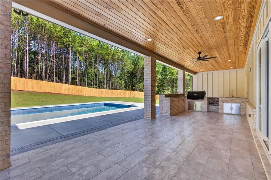 Exterior details and patio area of a home in , Dacula (Image 49).