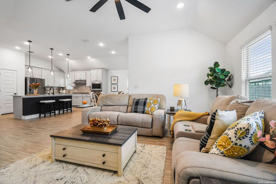 Furnished interior view inside a new home in Corley Farms, Boerne (Image 16). Furnished interior view inside a new home in Corley Farms, Boerne (Image 16).