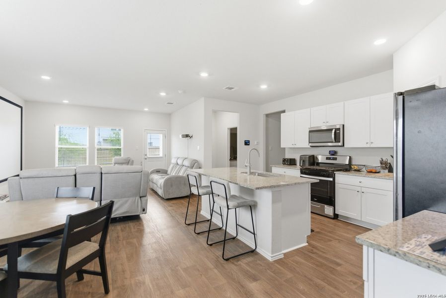 Furnished interior view inside a new home in Langdon, San Antonio (Image 16).