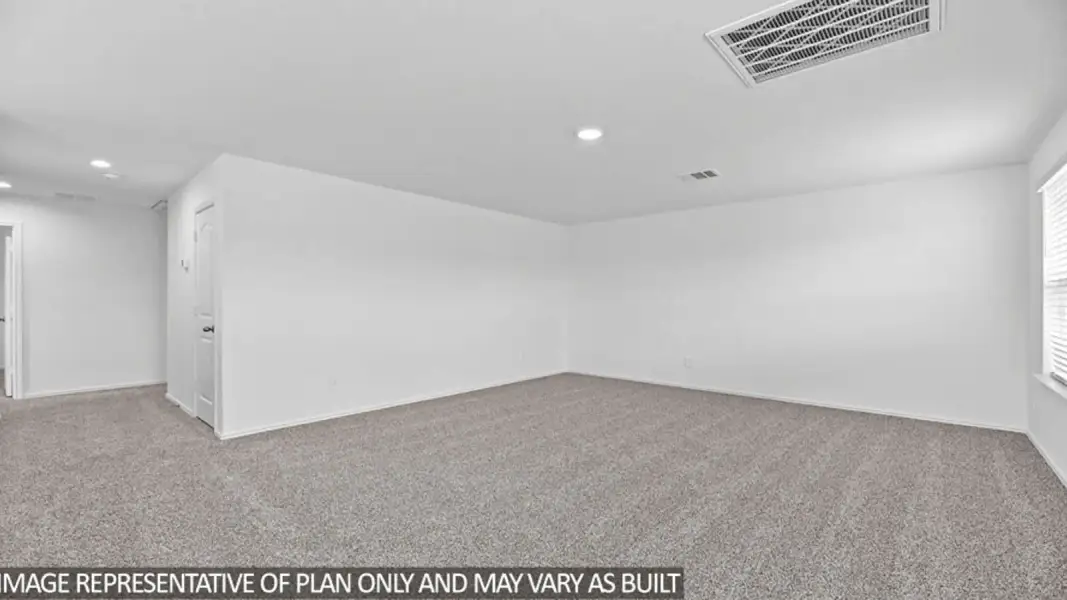 Representative unfurnished interior of a home built from the Pierce by D.R. Horton in Madeley Creek Preserve, Conroe (Image 14). Representative unfurnished interior of a home built from the Pierce by D.R. Horton in Madeley Creek Preserve, Conroe (Image 14).