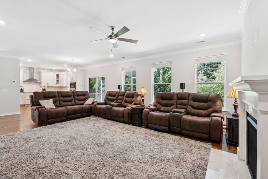 Furnished interior view inside a new home in , Charleston (Image 10).