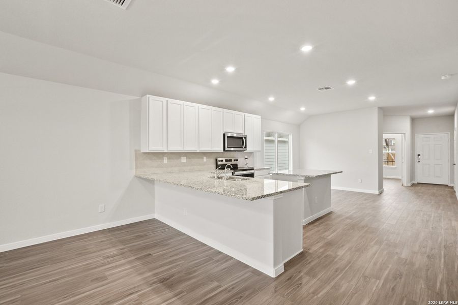 Furnished interior view inside a new home in Swenson Heights, Seguin (Image 7). Furnished interior view inside a new home in Swenson Heights, Seguin (Image 7).