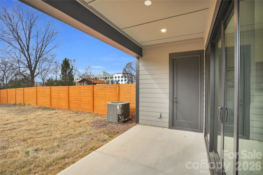 Exterior details and patio area of a home in , Charlotte (Image 27). Exterior details and patio area of a home in , Charlotte (Image 27).