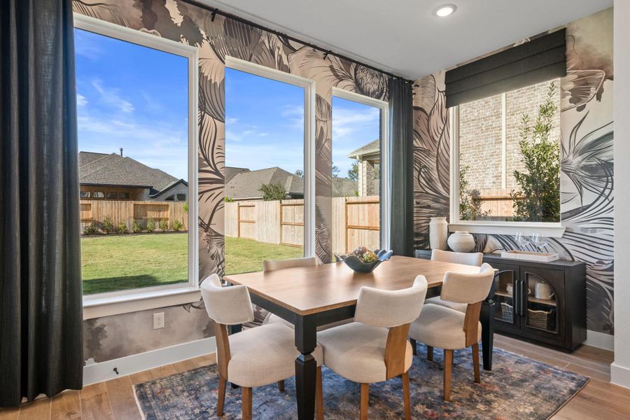 Representative furnished interior of a home built from the Rivercrest – 60s & 65s Lot by Chesmar Homes in Riceland, Mont Belvieu (Image 18).