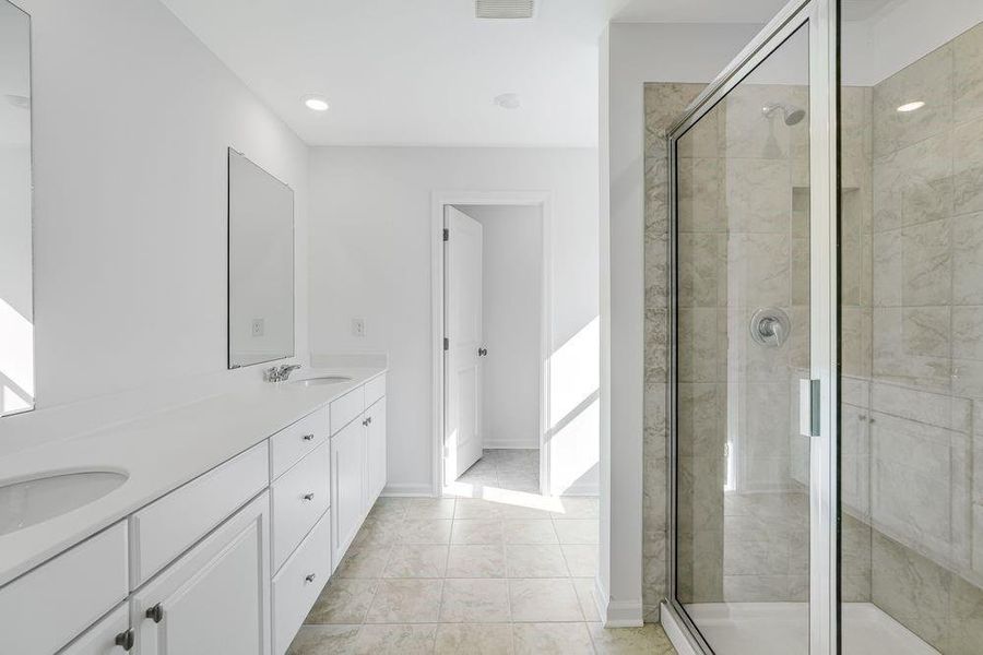 Furnished interior view inside a new home in Windance Lake, Loganville (Image 11).