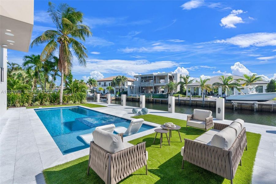 Exterior details and patio area of a home in , Lighthouse Point (Image 4).