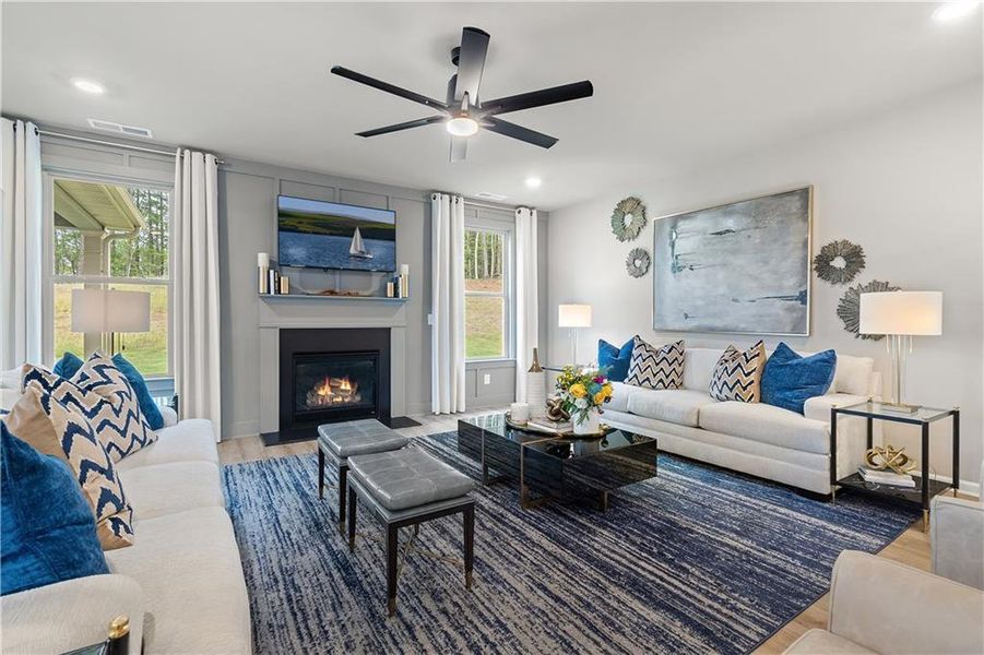 Furnished interior view inside a new home in Northcroft, Loganville (Image 38).
