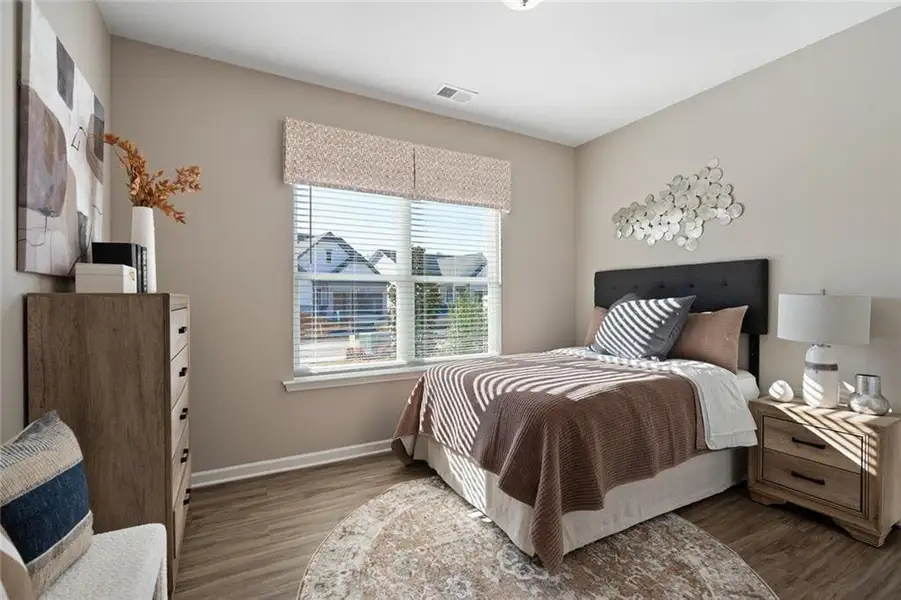 Furnished interior view inside a new home in Evergreen at Lakeside, Temple (Image 33).