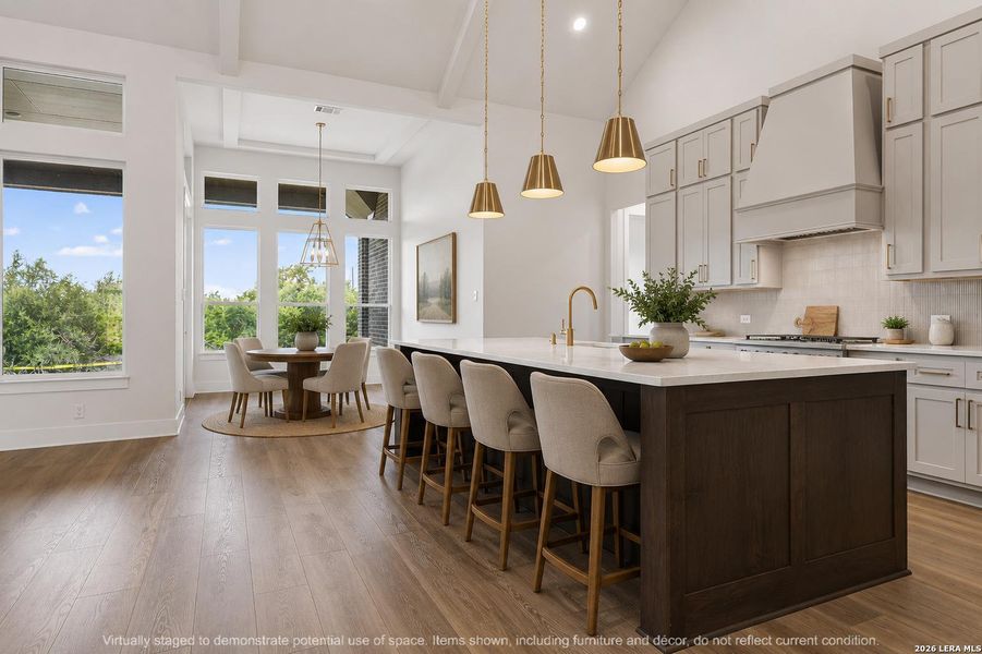 Furnished interior view inside a new home in Waldsanger, New Braunfels (Image 4).