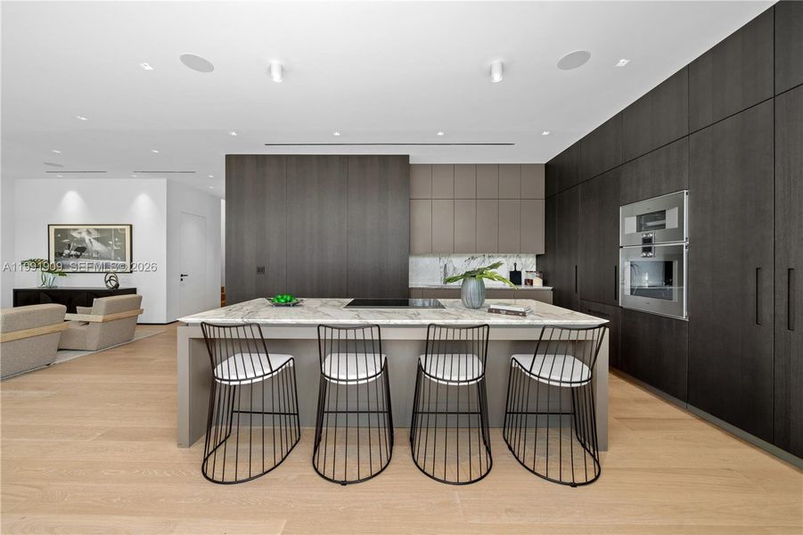 Furnished interior view inside a new home in , Miami Beach (Image 17).