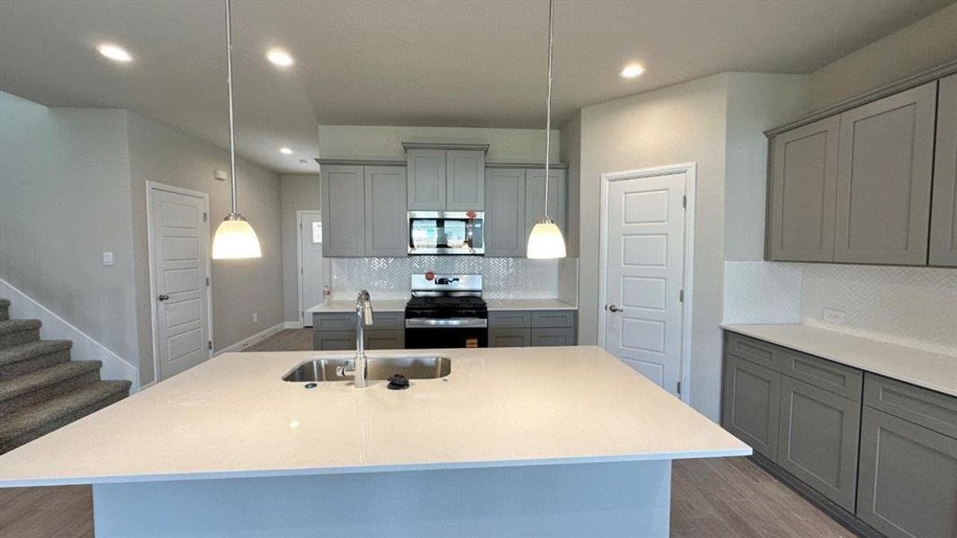 Furnished interior view inside a new home in Rock Creek Ranch, Fort Worth (Image 6). Furnished interior view inside a new home in Rock Creek Ranch, Fort Worth (Image 6).