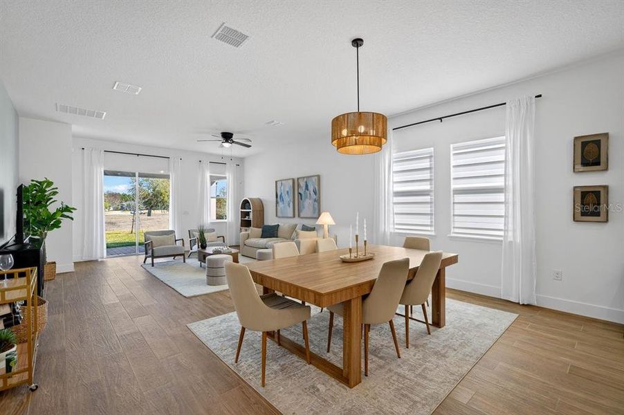Furnished interior view inside a new home in Gray Hawk at Hole Two, Daytona Beach (Image 11).