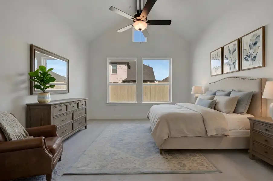 Furnished interior view inside a new home in Pecan Square - Gardens, Northlake (Image 6).