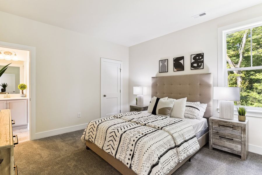 Representative furnished interior of a home built from the Lexington II by Caruso Homes in Rolling Meadows, Mooresville (Image 95).