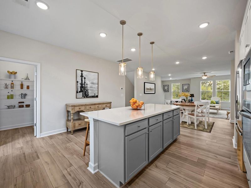 Representative furnished interior of a home built from the The Avery Exterior by Davidson Homes LLC in Forestville Yard Townhomes, Knightdale (Image 8). Representative furnished interior of a home built from the The Avery Exterior by Davidson Homes LLC in Forestville Yard Townhomes, Knightdale (Image 8).