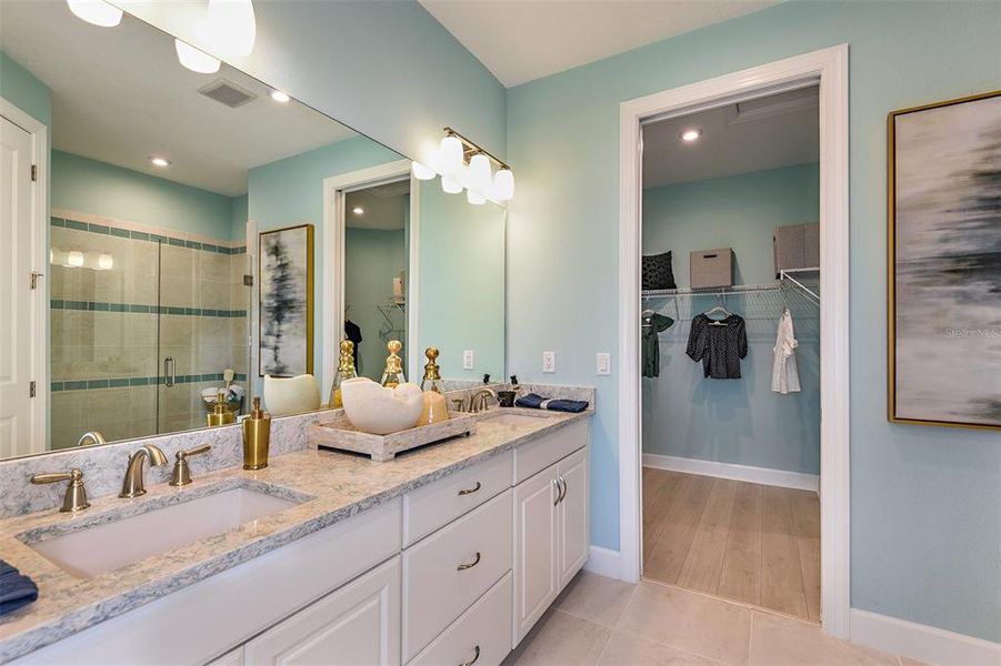 Furnished interior view inside a new home in Esplanade at Azario Lakewood Ranch, Bradenton (Image 13).