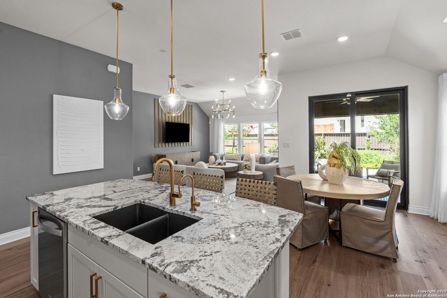Furnished interior view inside a new home in Corley Farms, Boerne (Image 14).