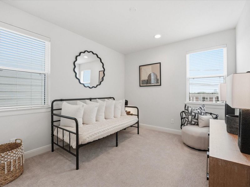 Furnished interior view inside a new home in Uptown District, Houston (Image 9). Furnished interior view inside a new home in Uptown District, Houston (Image 9).