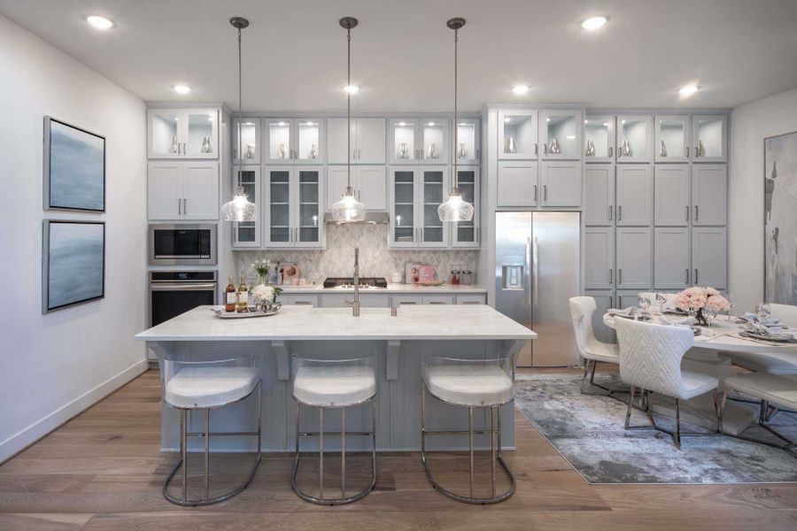 Representative furnished interior of a home built from the Ashford Plan by Highland Homes in Bridgeland Central: The Villas, Cypress (Image 5). Representative furnished interior of a home built from the Ashford Plan by Highland Homes in Bridgeland Central: The Villas, Cypress (Image 5).