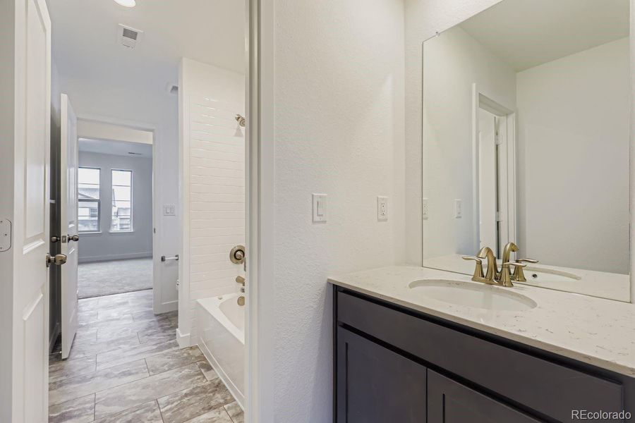 Furnished interior view inside a new home in Red Rocks Ranch: The Monarch Collection, Morrison (Image 7). Furnished interior view inside a new home in Red Rocks Ranch: The Monarch Collection, Morrison (Image 7).