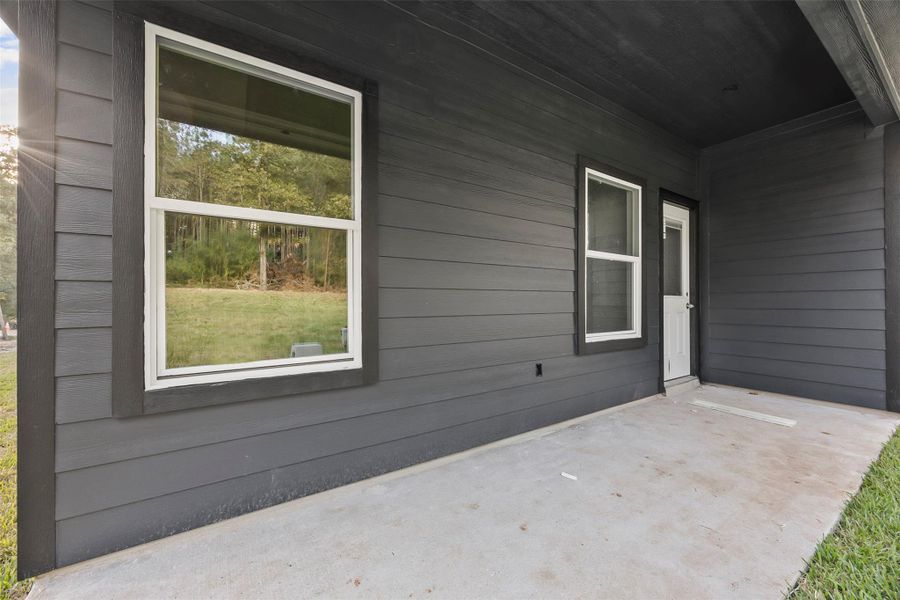 Exterior details and patio area of a home in , Willis (Image 16). Exterior details and patio area of a home in , Willis (Image 16).